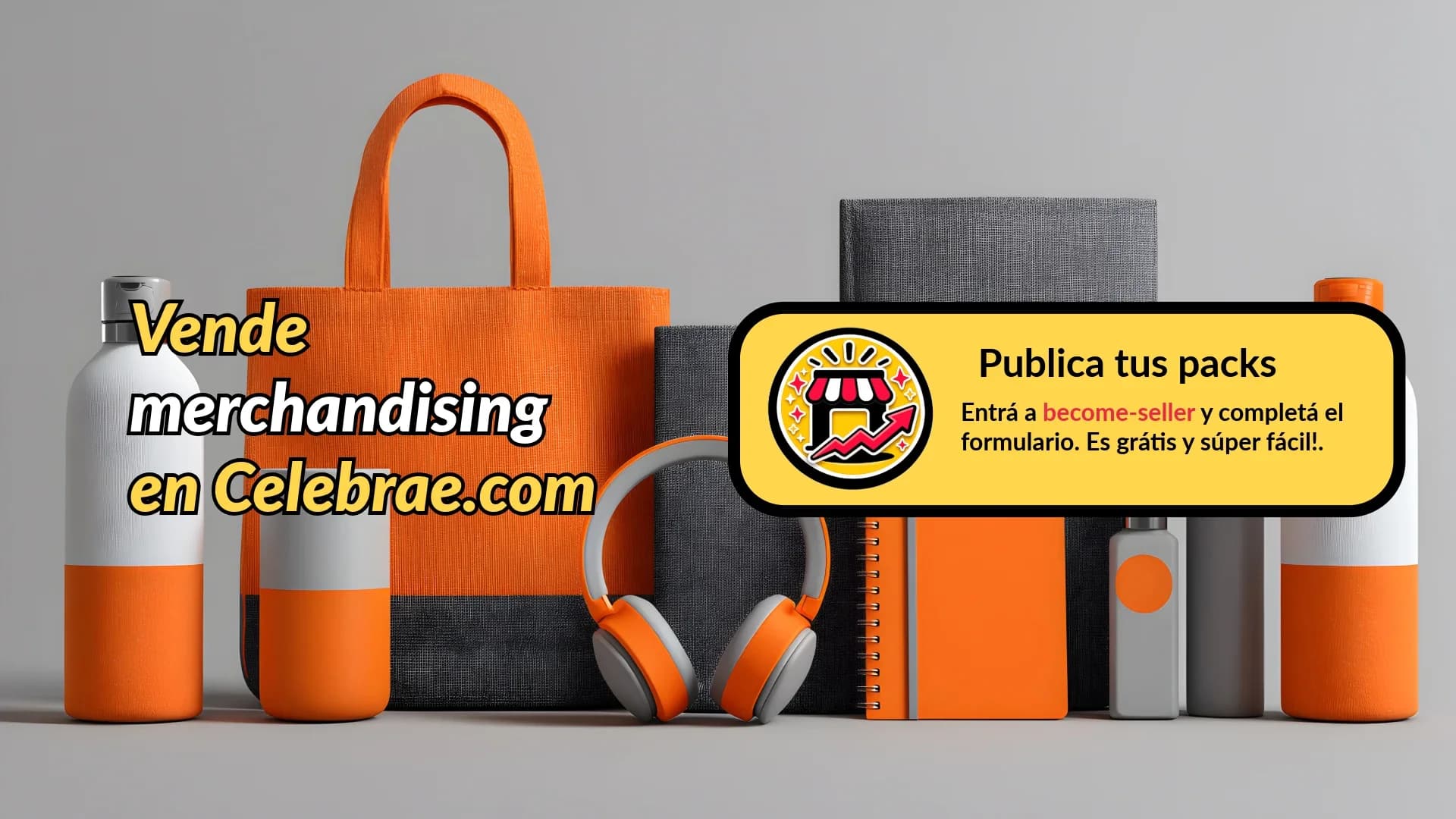 Merchandising grupal para eventos