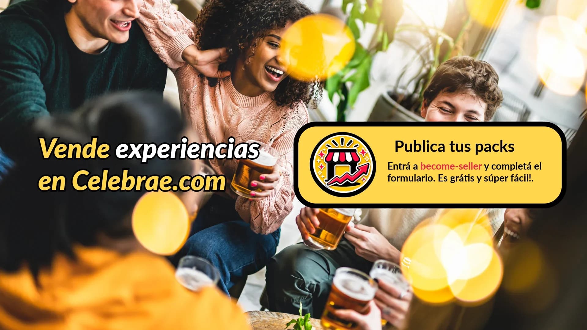 Una ilustración de personas socializando y disfrutando de una experiencia grupal pequeña