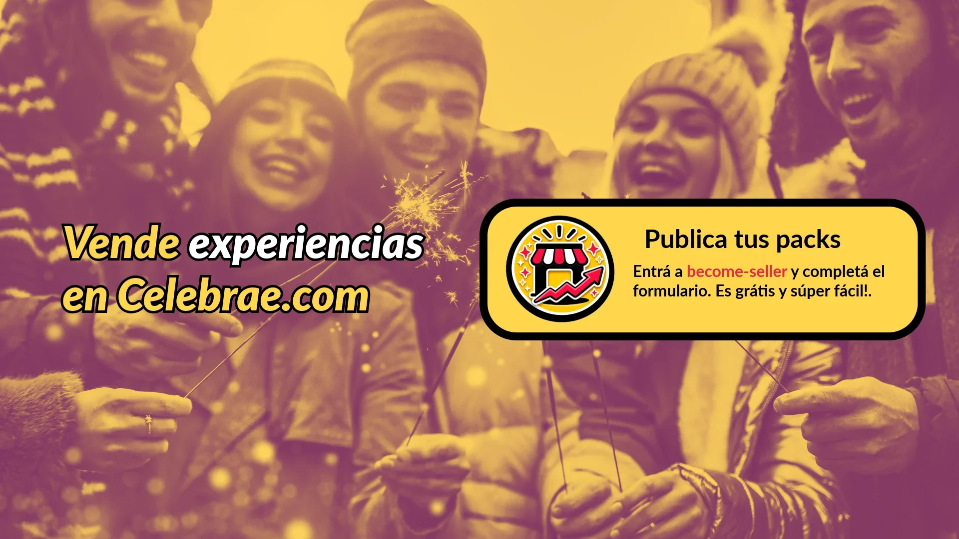 Una persona regalando una caja de experiencias