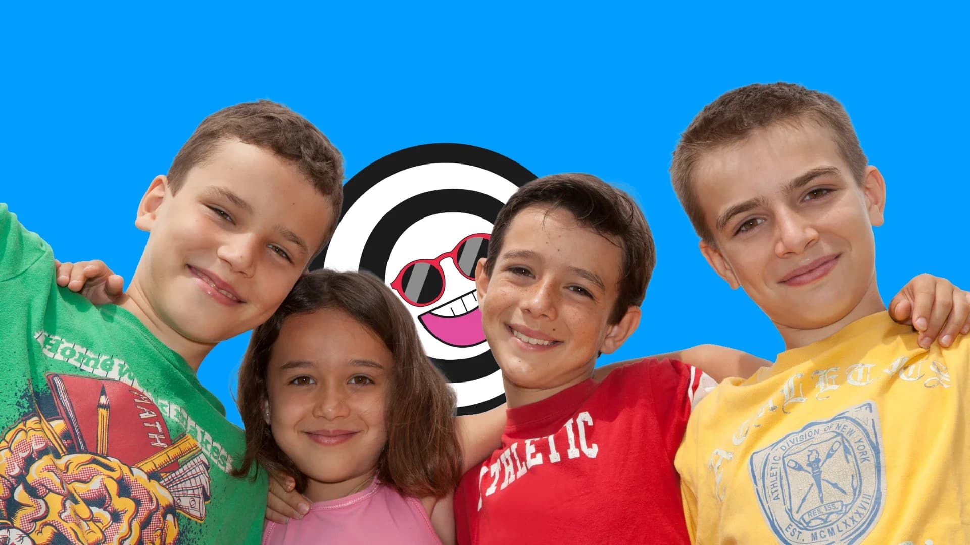 Niños celebrando un cumpleaños con actividades divertidas