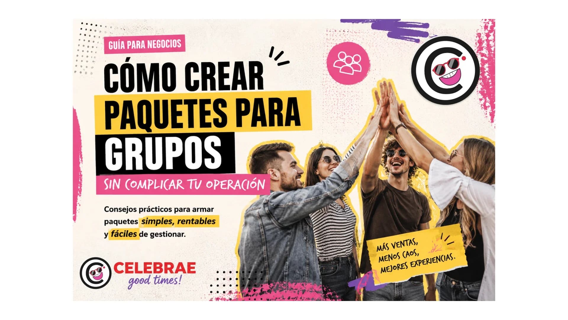 Persona organizando paquetes para grupos en una tablet