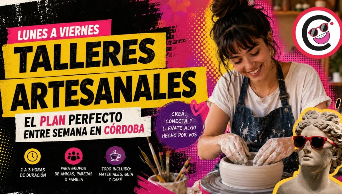 Grupo de personas creando en un taller artesanal de Veranda Deco & Diseño en Córdoba