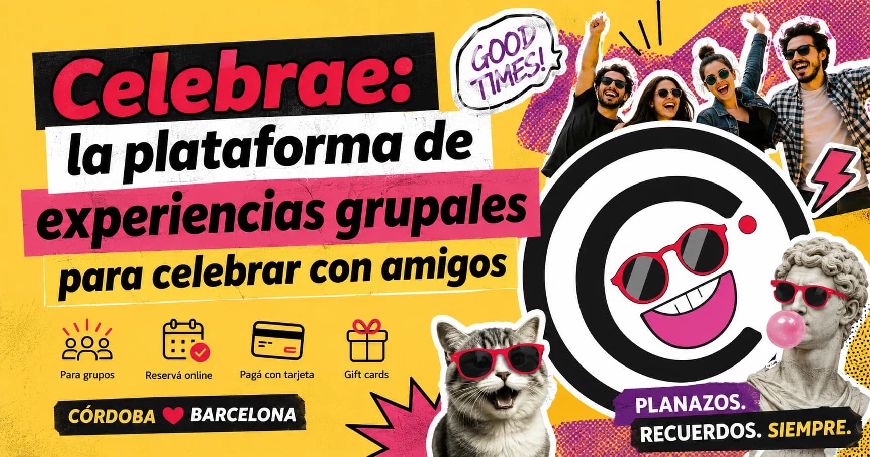Grupo de turistas disfrutando de una actividad en barco en Barcelona