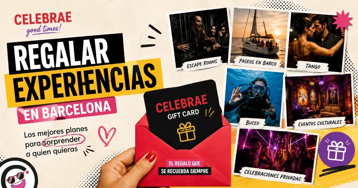 Grupo de amigos disfrutando de una experiencia en Barcelona