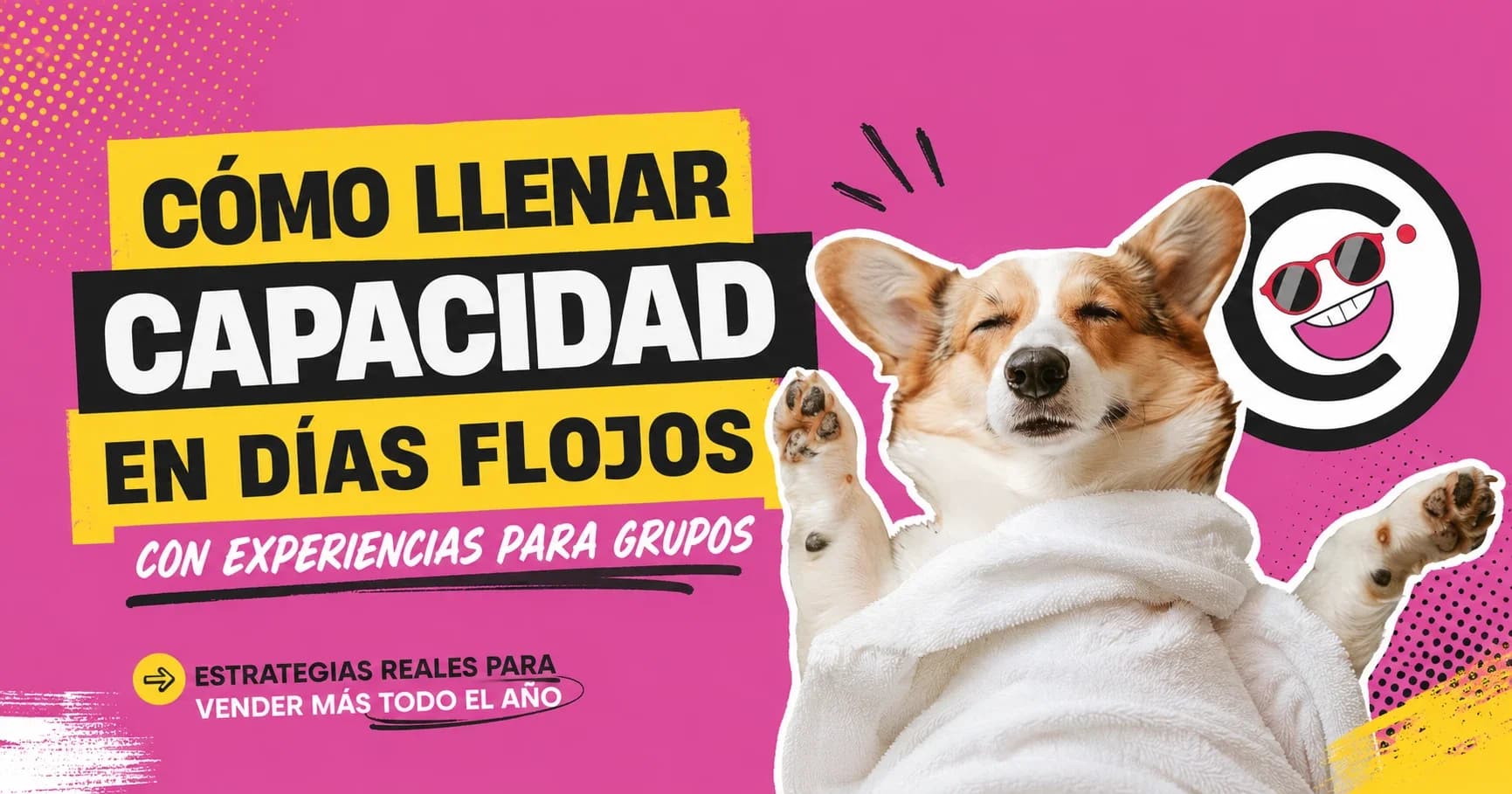 Personas celebrando en una experiencia grupal, simbolizando el llenado de capacidad en días flojos.