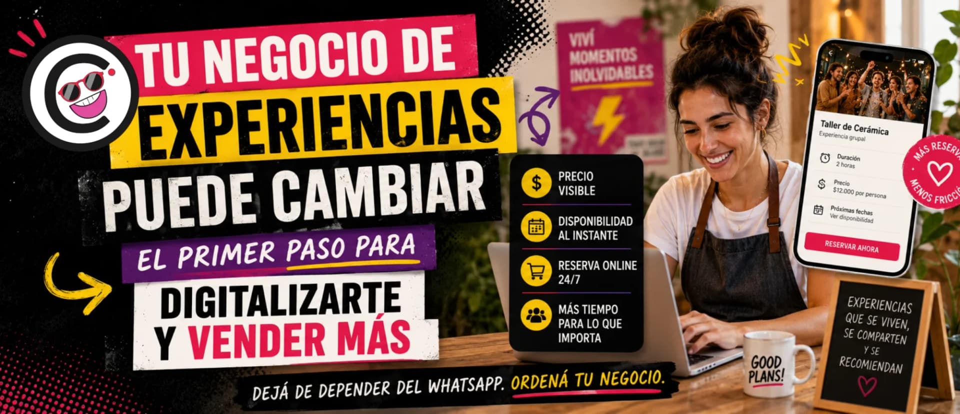 Negocio de experiencias digitalizándose para vender más con Celebrae
