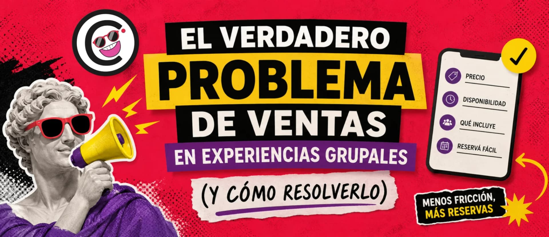 Negocio de experiencias grupales resolviendo reservas online desde Celebrae