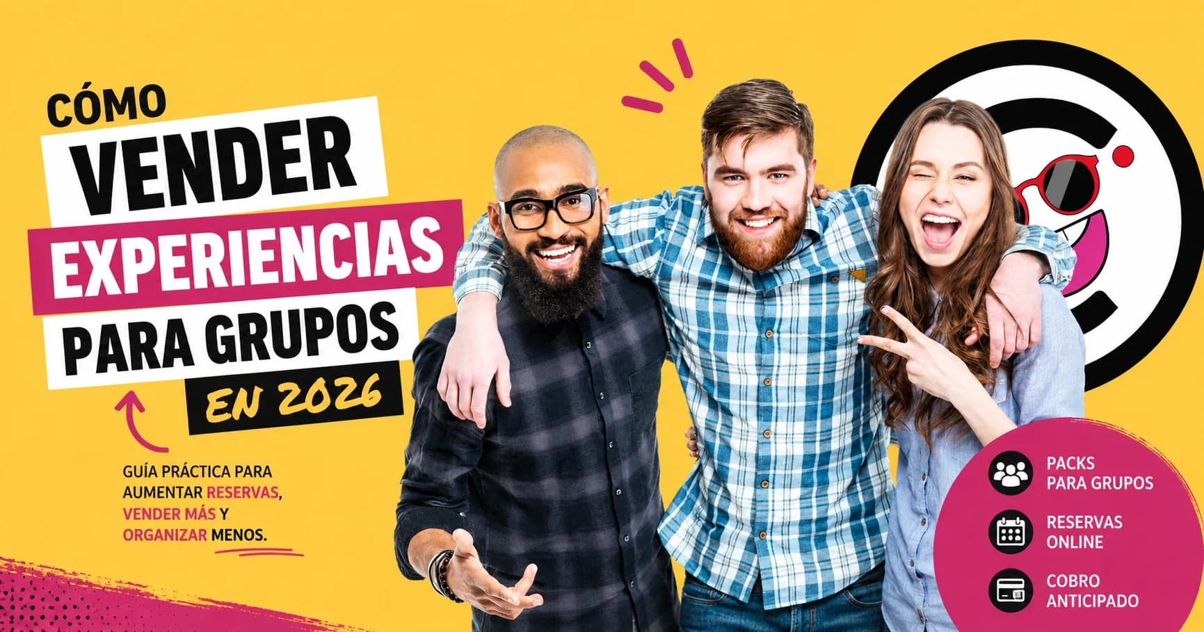 Imagen destacada de personas disfrutando de una experiencia grupal organizada