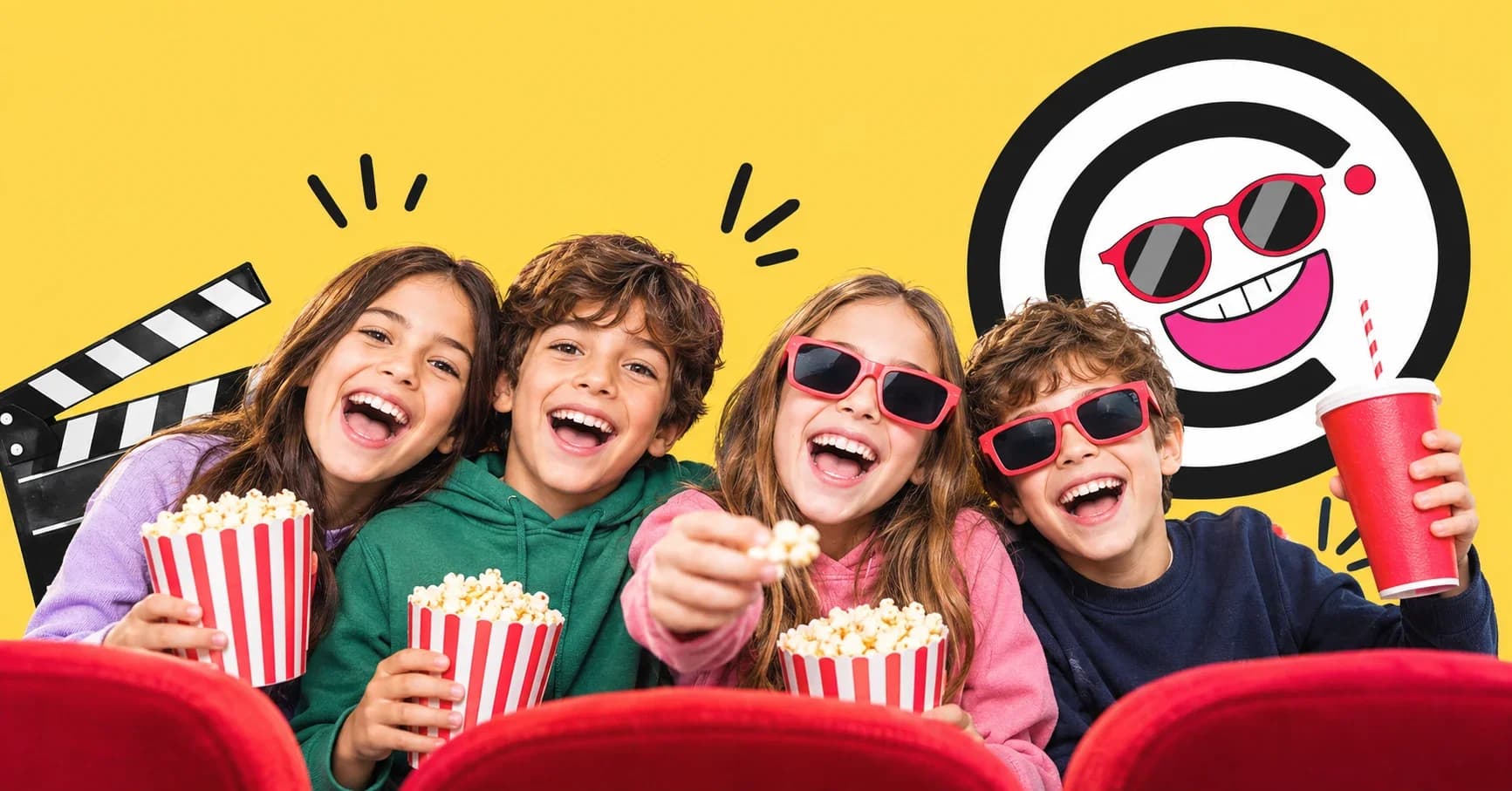 Cine para cumpleaños y colegios