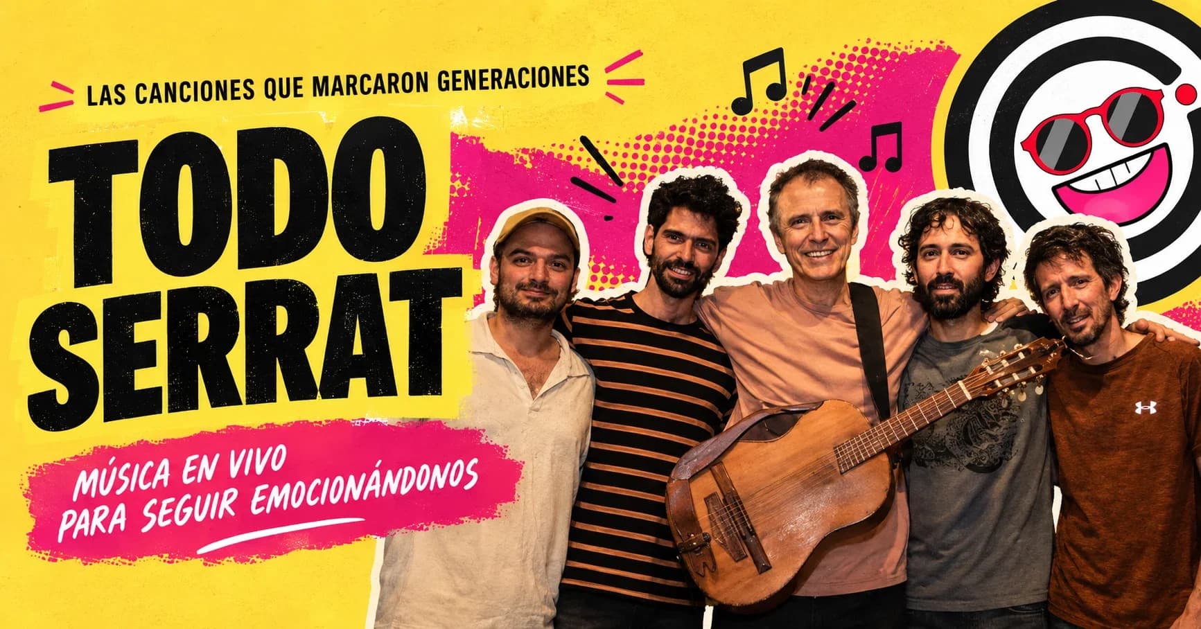 Todo Serrat: espectáculo musical en vivo homenaje a Joan Manuel Serrat