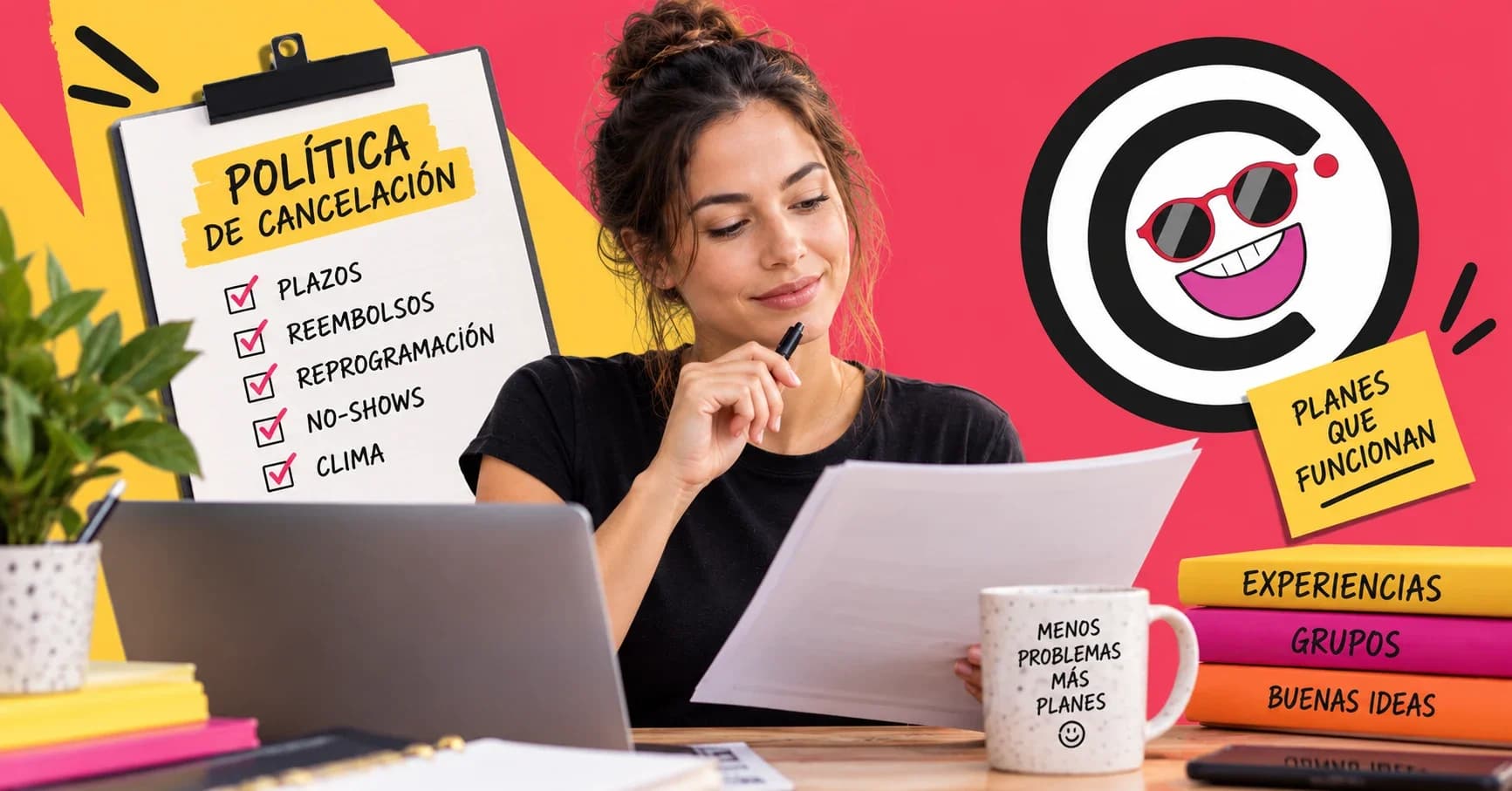 Imagen destacada de una política de cancelación y reembolsos