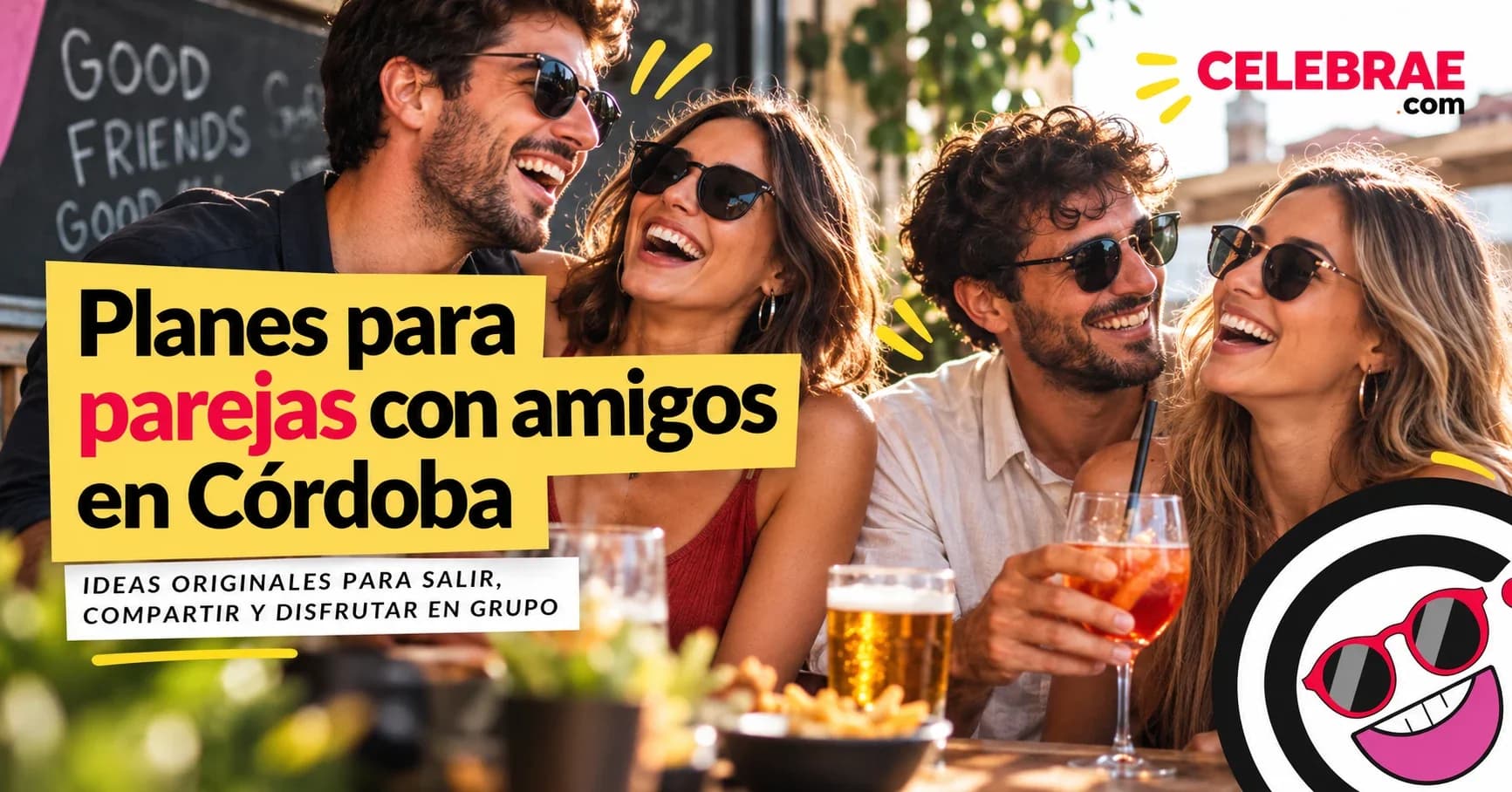 Parejas de amigos disfrutando de una actividad grupal en Córdoba