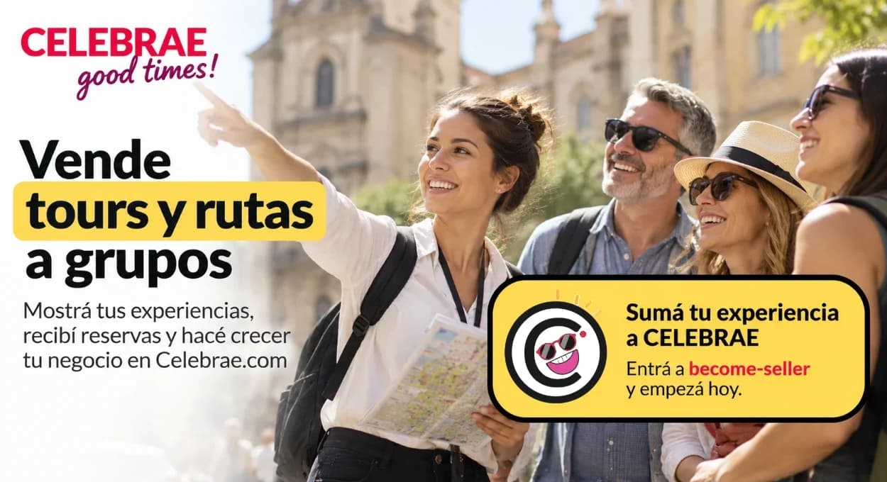 Guía turístico explicando a un grupo de personas en un tour por la ciudad