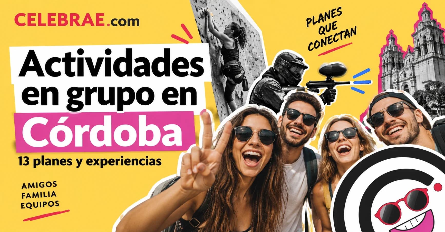 Grupo de amigos disfrutando de actividades en Córdoba