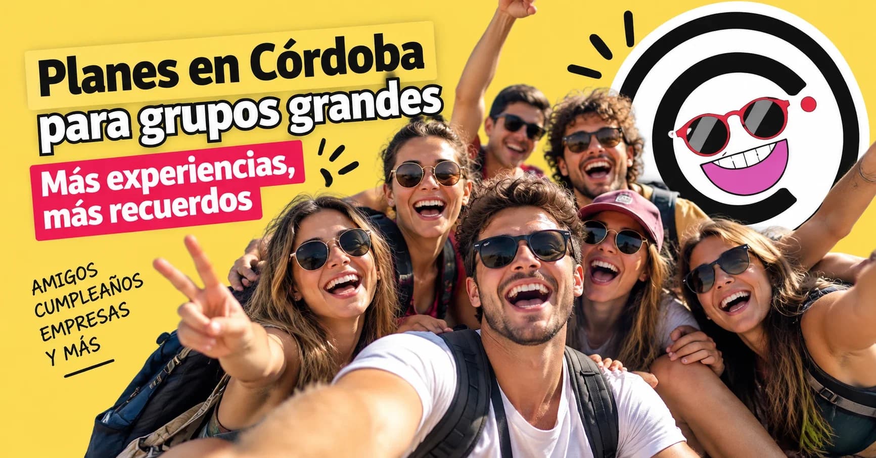 Grupo de amigos divirtiéndose en una actividad grupal en Córdoba