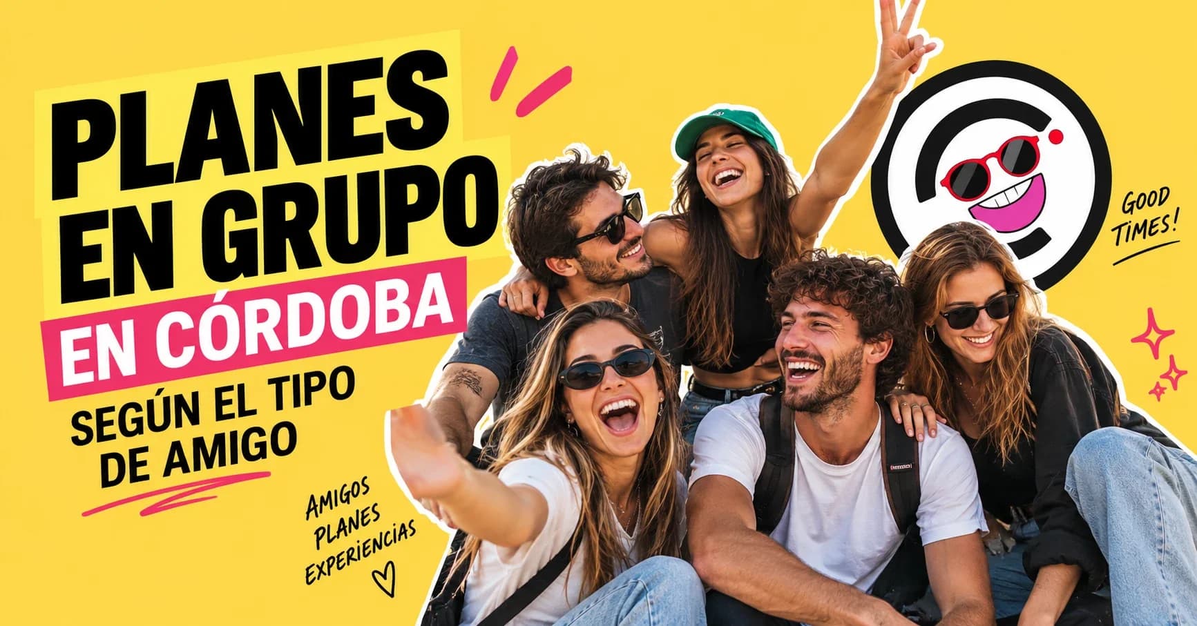 Amigos divirtiéndose en una experiencia grupal en Córdoba