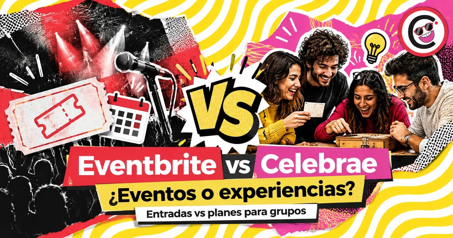 Comparativa entre Eventbrite y Celebrae para venta de eventos y experiencias