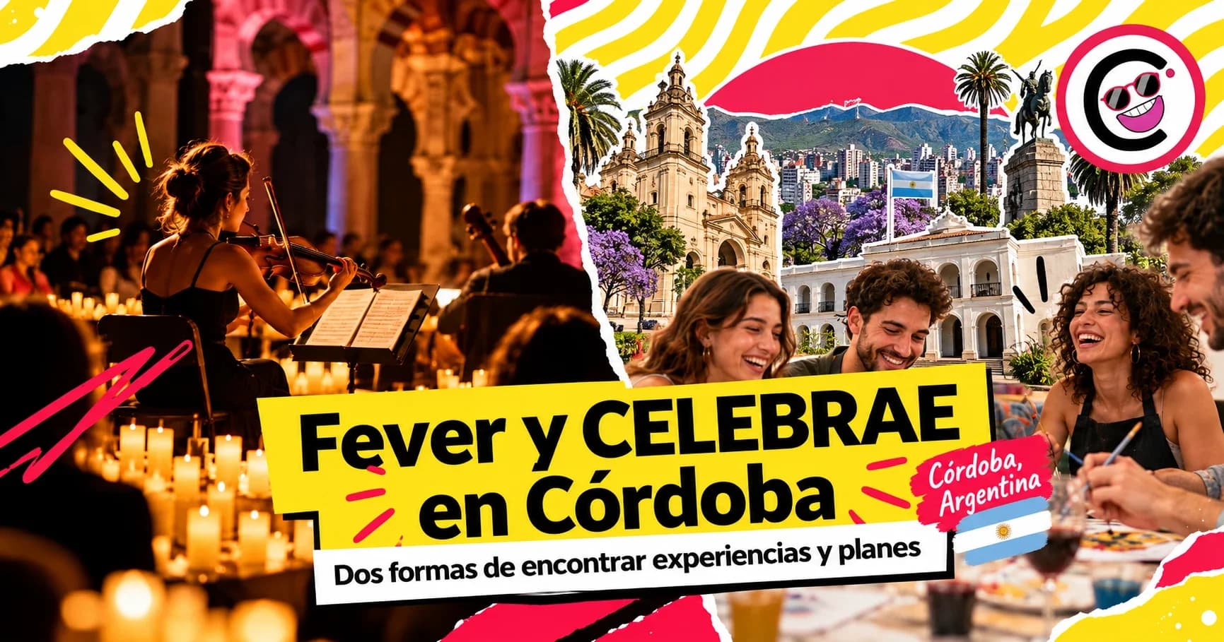 Comparación entre Fever y Celebrae para encontrar planes y experiencias en grupo en Córdoba