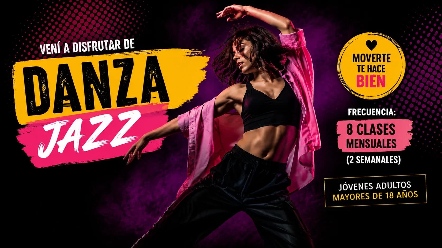 Clases de Danza Jazz para Jóvenes Adultos - Estudio M.C.